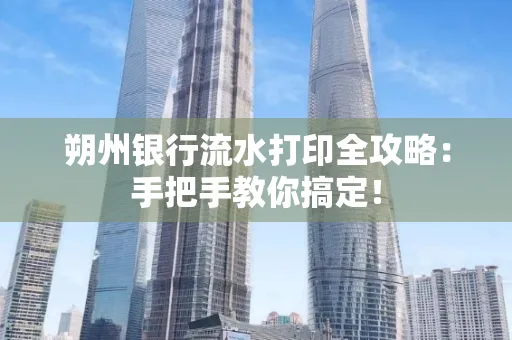 朔州银行流水打印全攻略:手把手教你搞定!