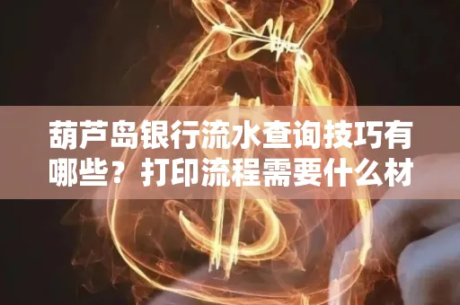 葫芦岛银行流水查询技巧有哪些?打印流程需要什么材料避免贷款风险