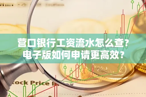 营口银行工资流水怎么查?电子版如何申请更高效?