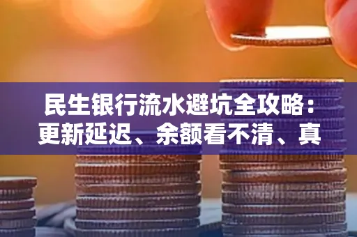民生银行流水避坑全攻略:更新延迟、余额看不清、真实性验证问题一站式解决