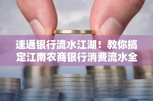 速通银行流水江湖!教你搞定江南农商银行消费流水全攻略+防坑指南