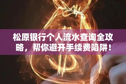 松原银行个人流水查询全攻略,帮你避开手续费陷阱!