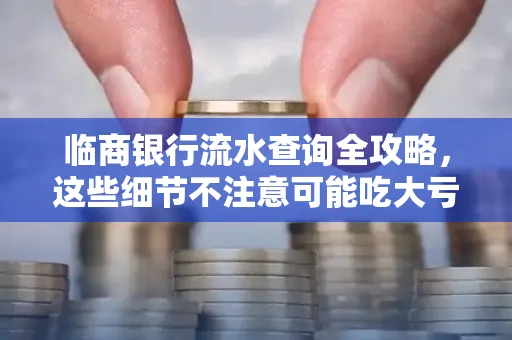 临商银行流水查询全攻略,这些细节不注意可能吃大亏