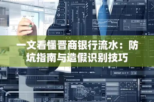 一文看懂晋商银行流水:防坑指南与造假识别技巧