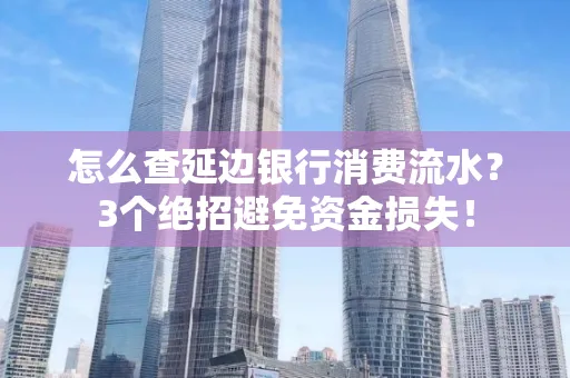 怎么查延边银行消费流水?3个绝招避免资金损失!