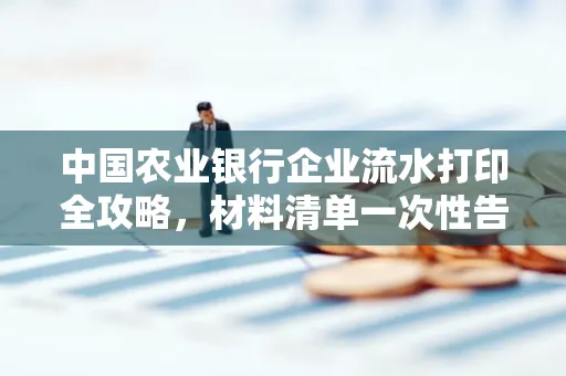 中国农业银行企业流水打印全攻略,材料清单一次性告诉你